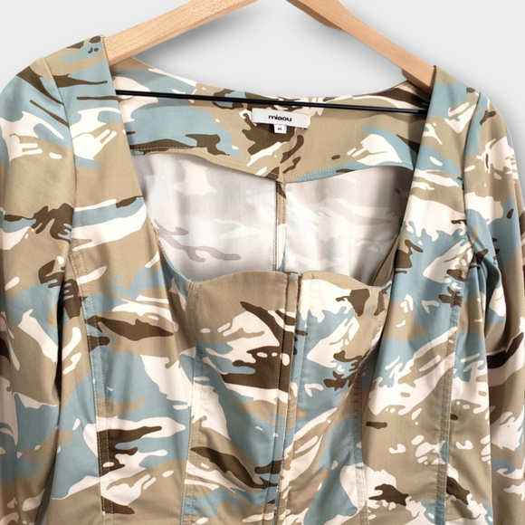 Revolve Miaou Devon Corset Long Sleeve Blouse - Picture 6 of 13